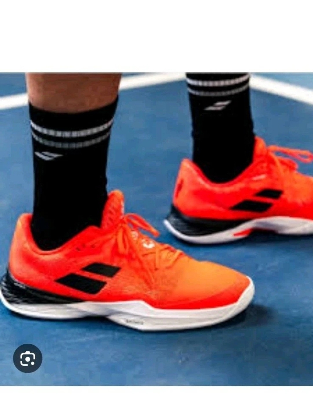 Babolat Men's Jet Mach 3 All Court Tennis Pickleball Shoes Orange White Size 11